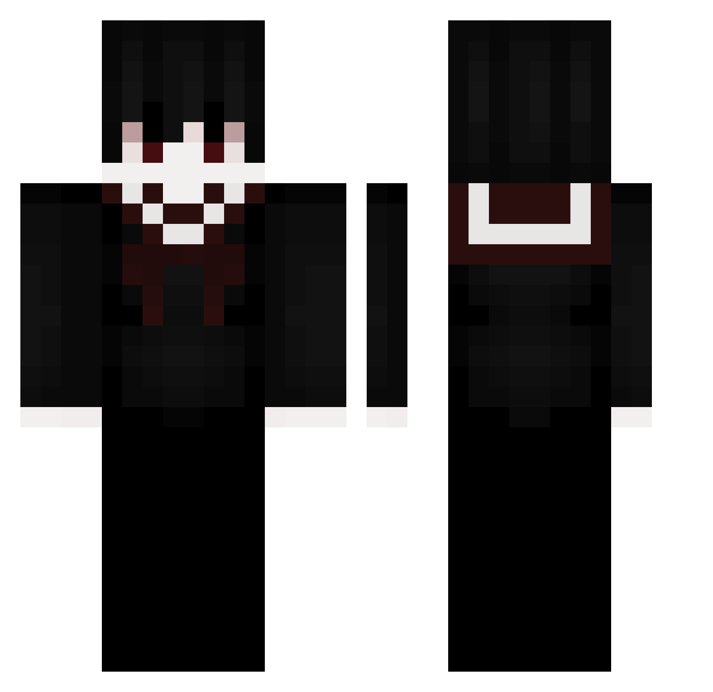 Abd1xCrz Minecraft skin, front and back view