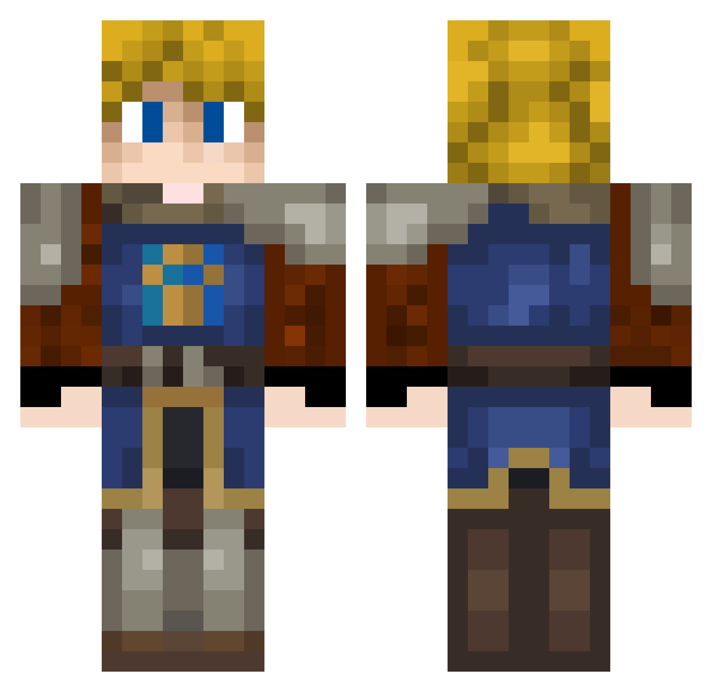 Shadow_Storm57 Minecraft skin, front and back view
