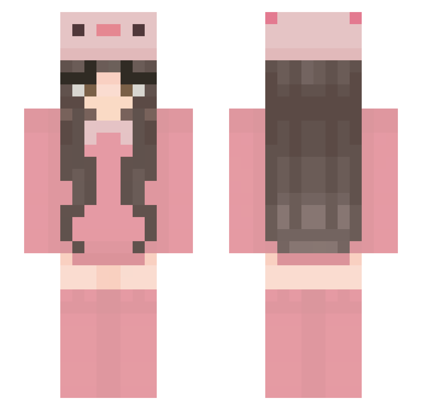TorontoMarlies Minecraft skin, front and back view