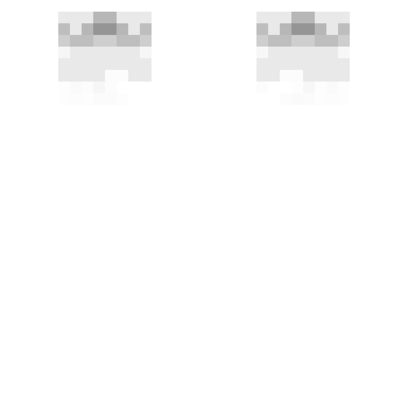 shockiru Minecraft skin, front and back view