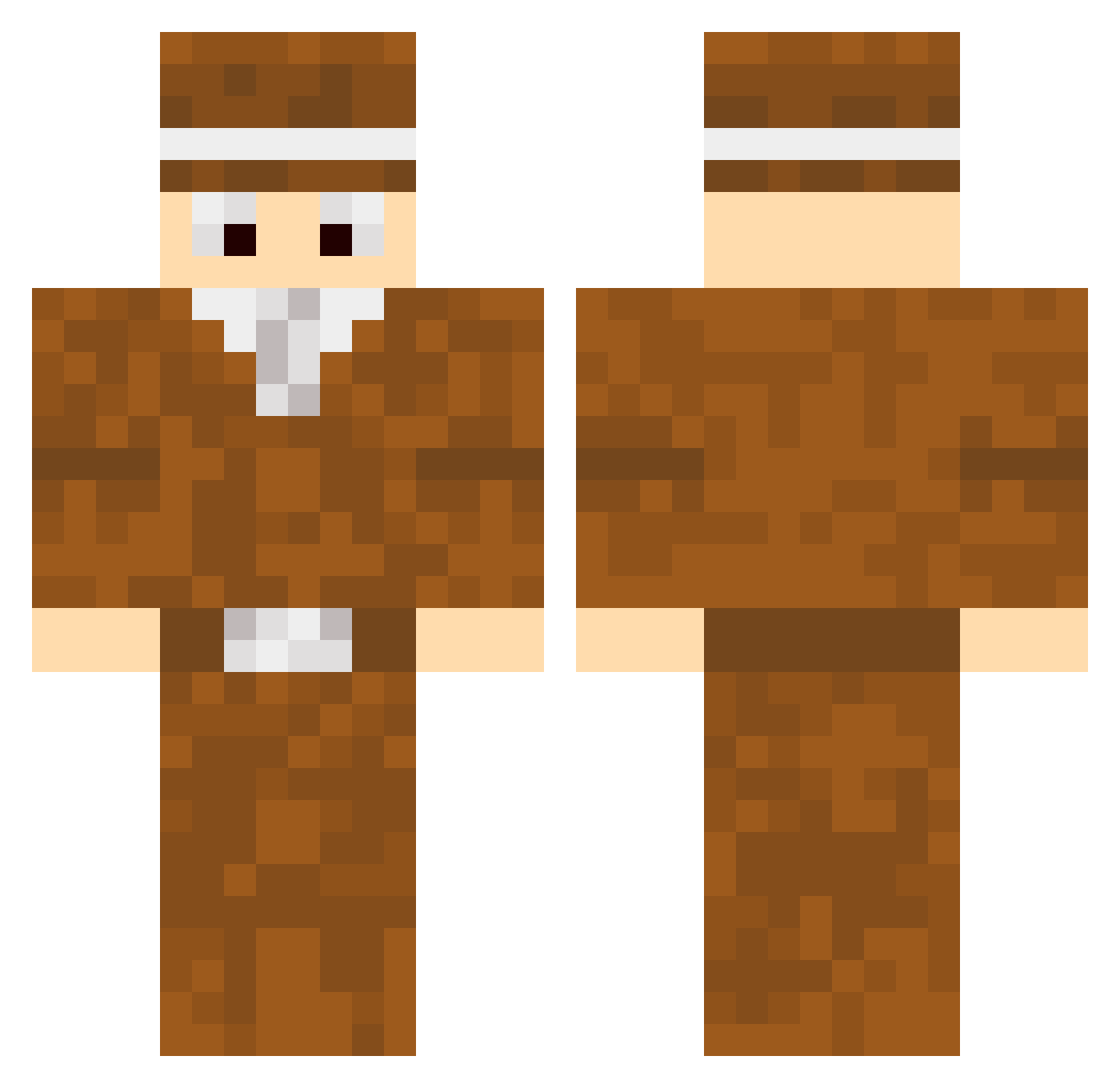 Giant_Tstar Minecraft skin, front and back view