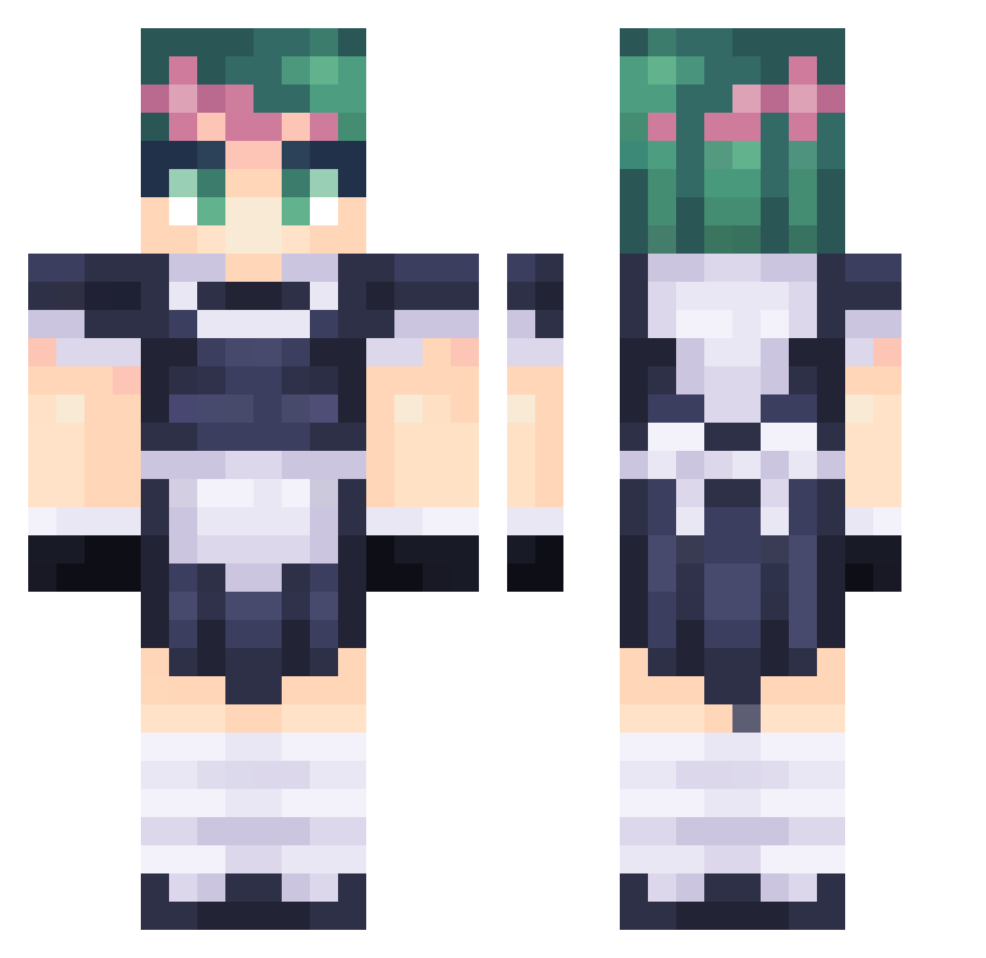 budincitodelimvn Minecraft skin, front and back view