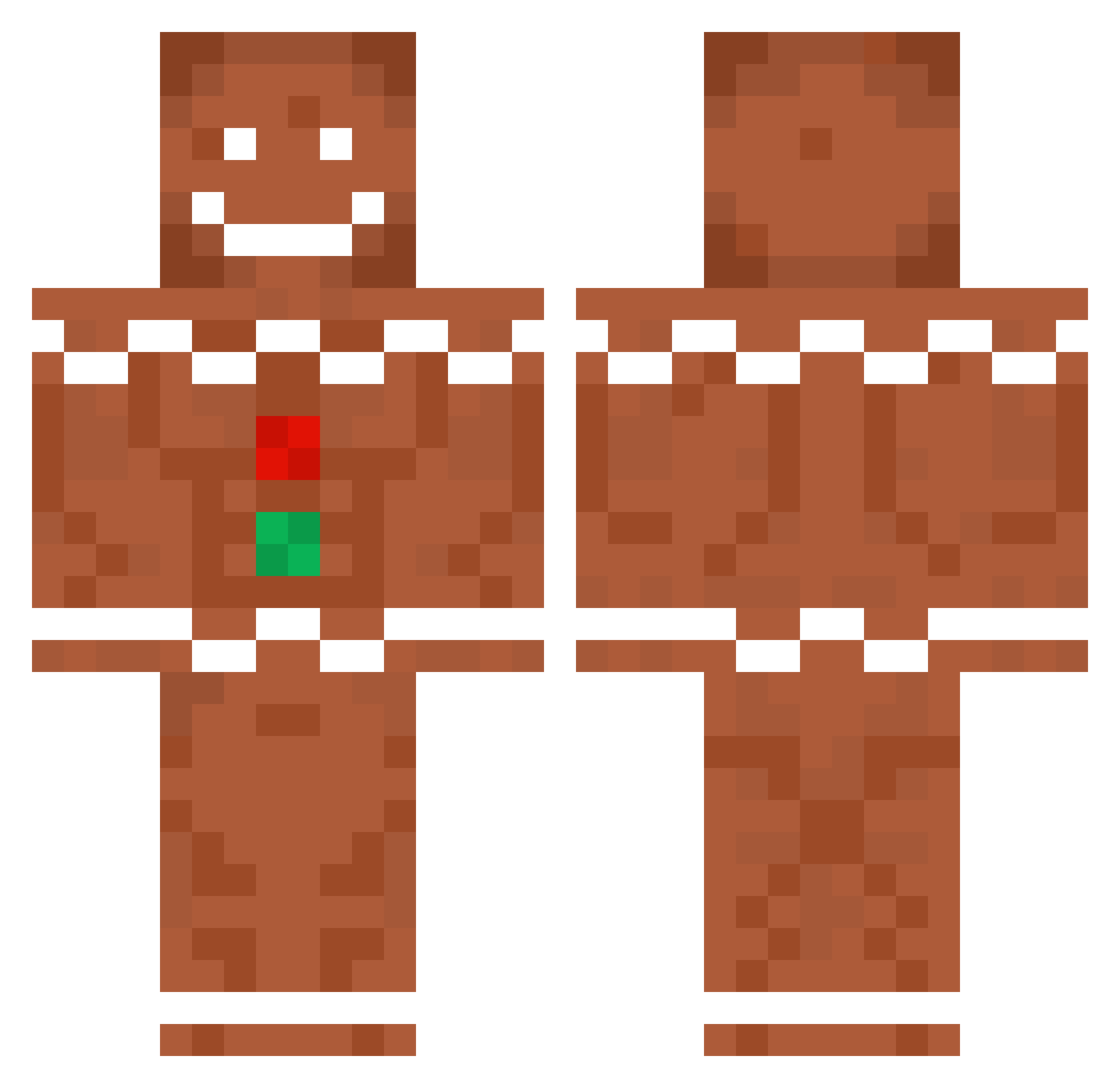 MaxCarne Minecraft skin, front and back view