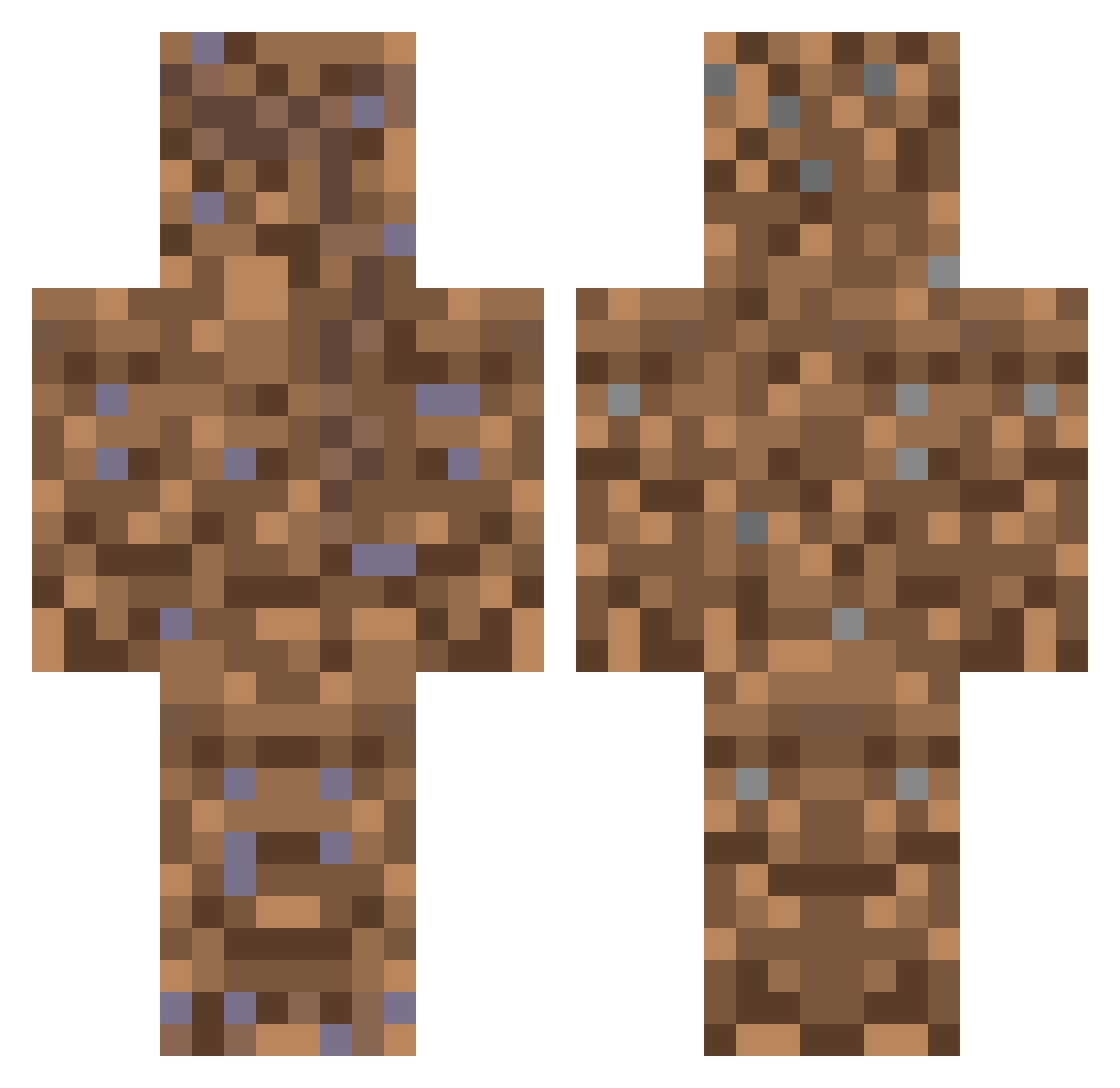 TheAuraFarmer_ Minecraft skin, front and back view