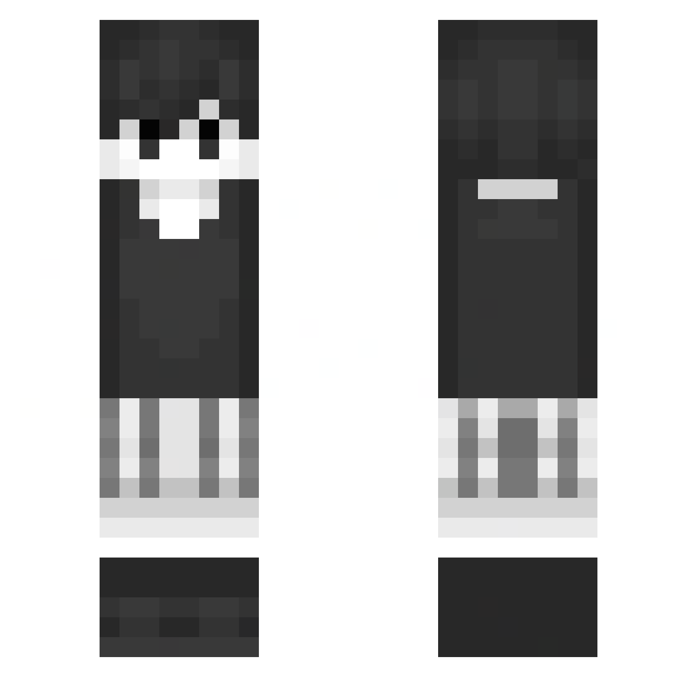 _The_AsimpleGuy_ Minecraft skin, front and back view