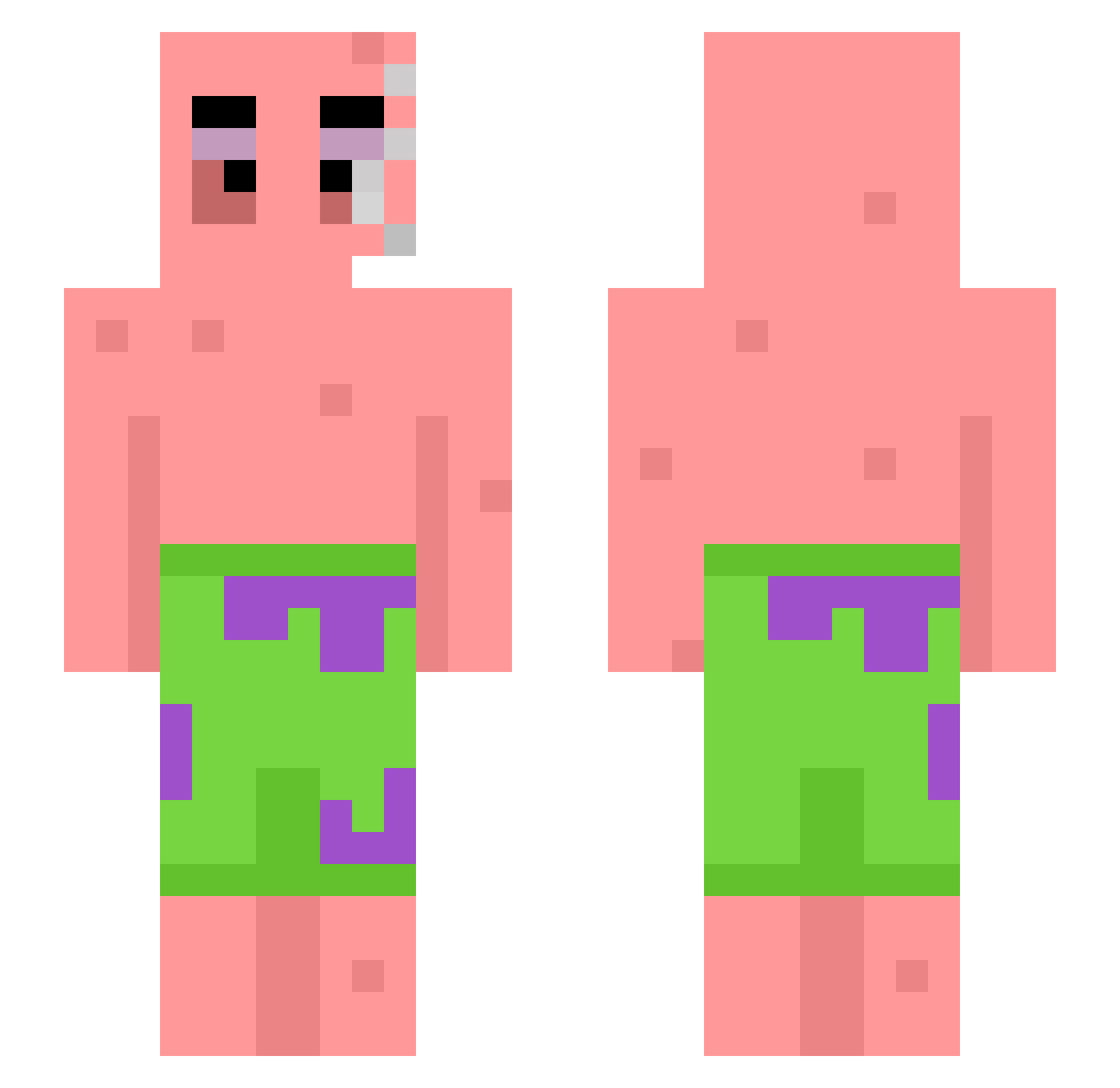 FelipeTS_ Minecraft skin, front and back view