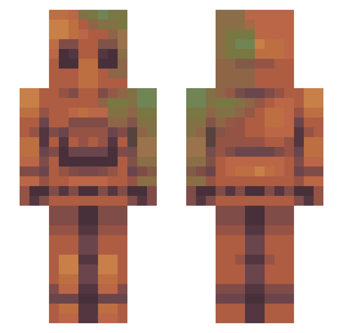 emiran__ Minecraft skin, front and back view