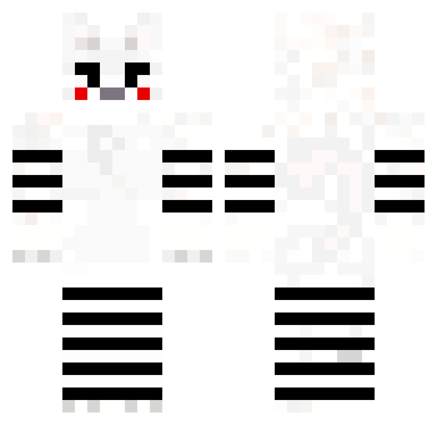 Flagg73 Minecraft skin, front and back view