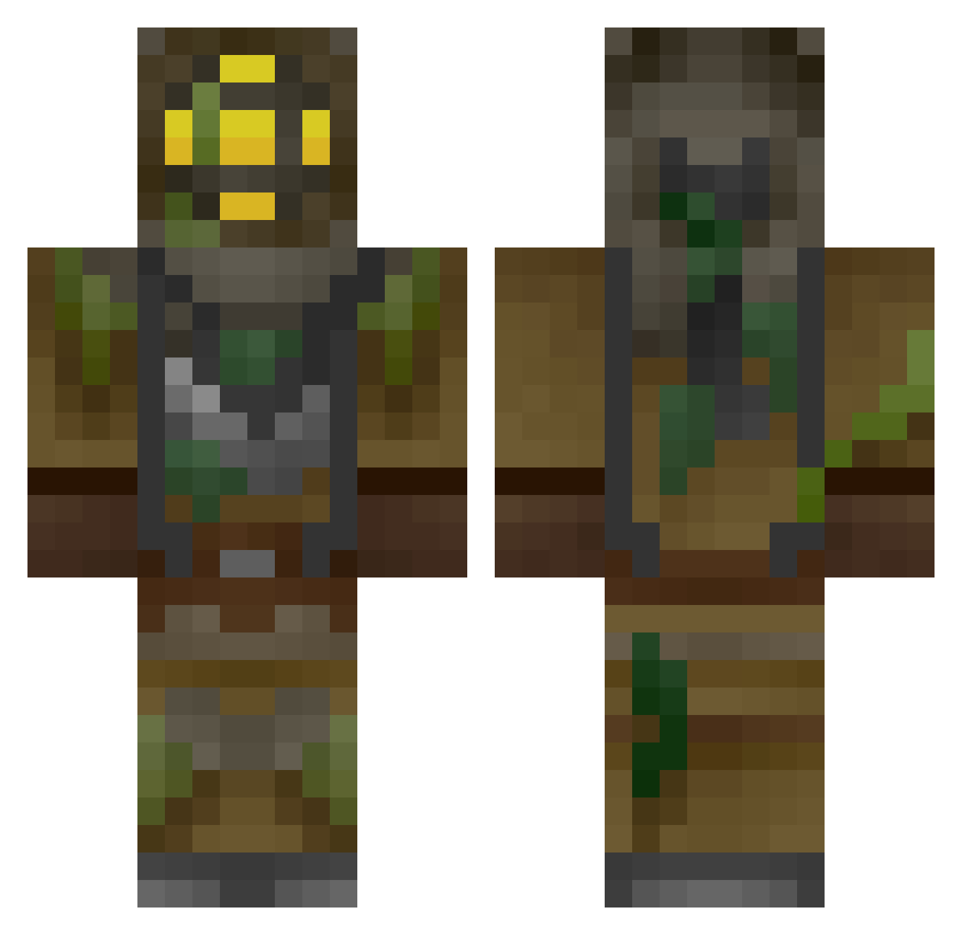 _souvlaki Minecraft skin, front and back view