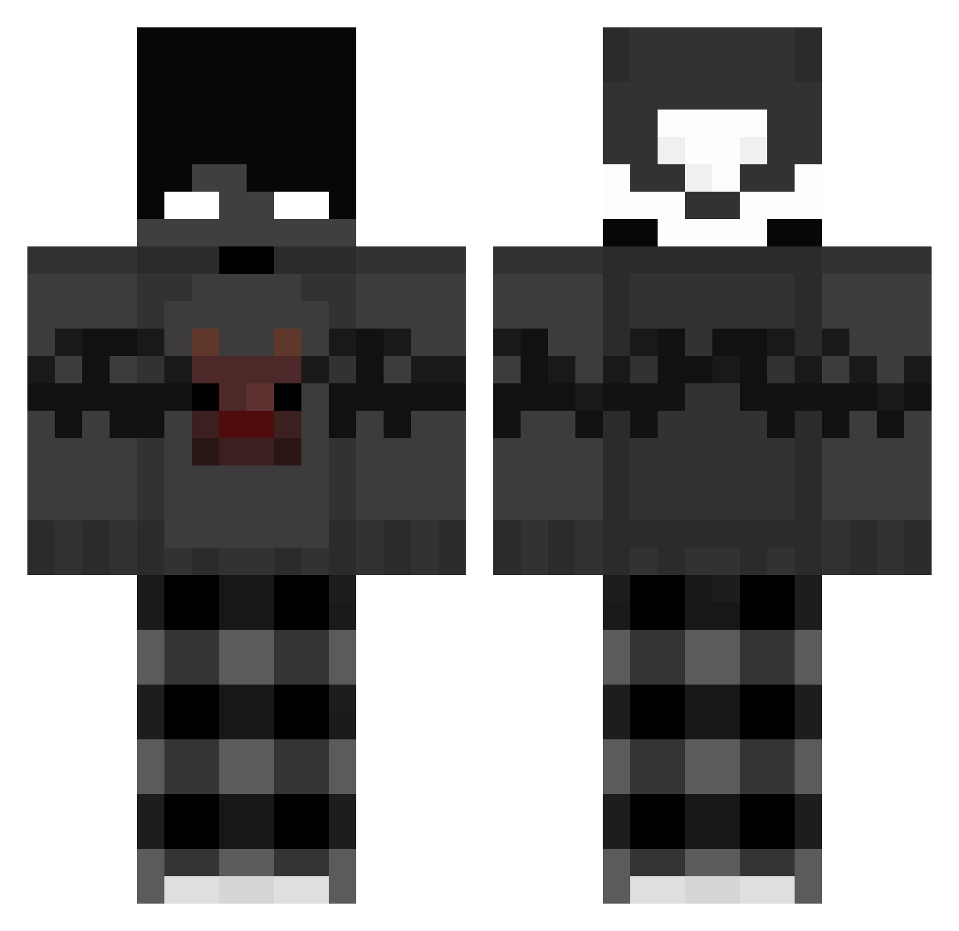 CSP_GERS Minecraft skin, front and back view