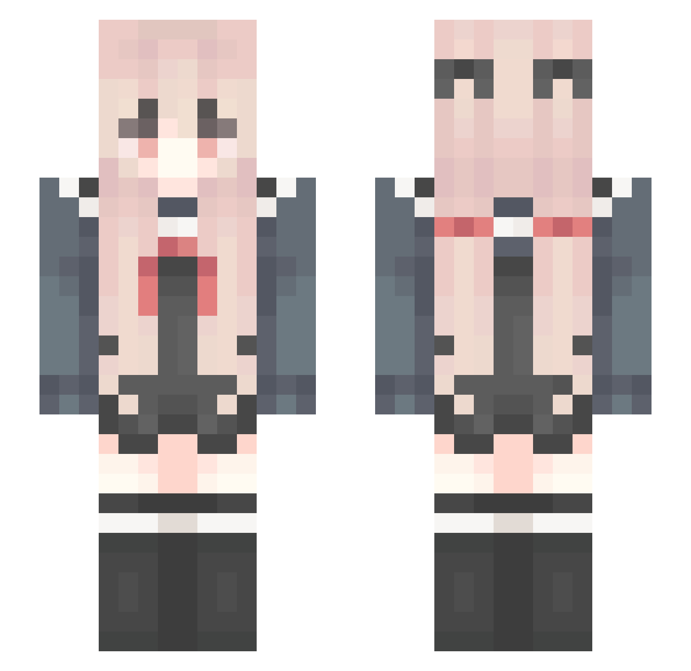 shmelek_org Minecraft skin, front and back view