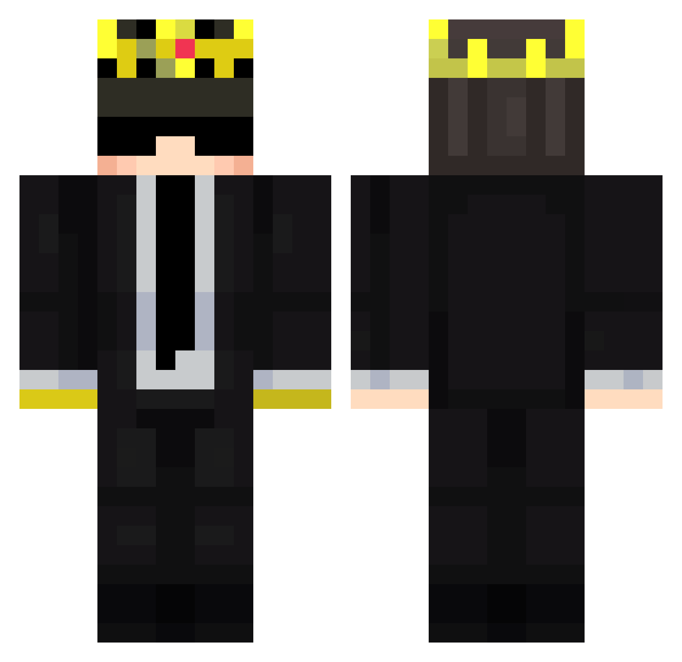 SoFarAway69 Minecraft skin, front and back view