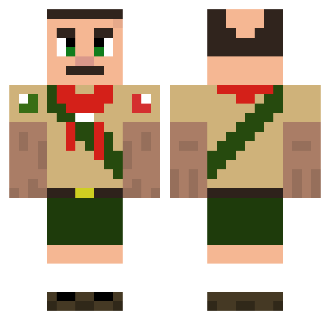 sufaa - boy scout Minecraft skin