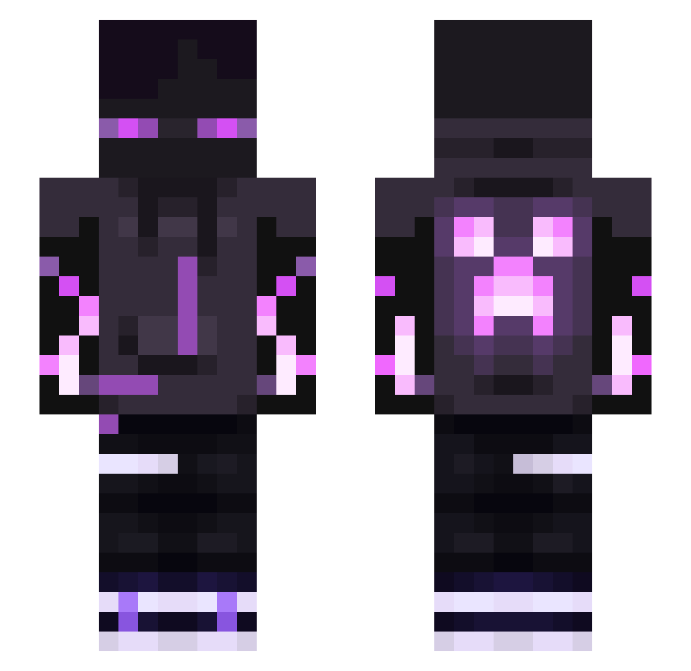 GO_0217 Minecraft skin, front and back view