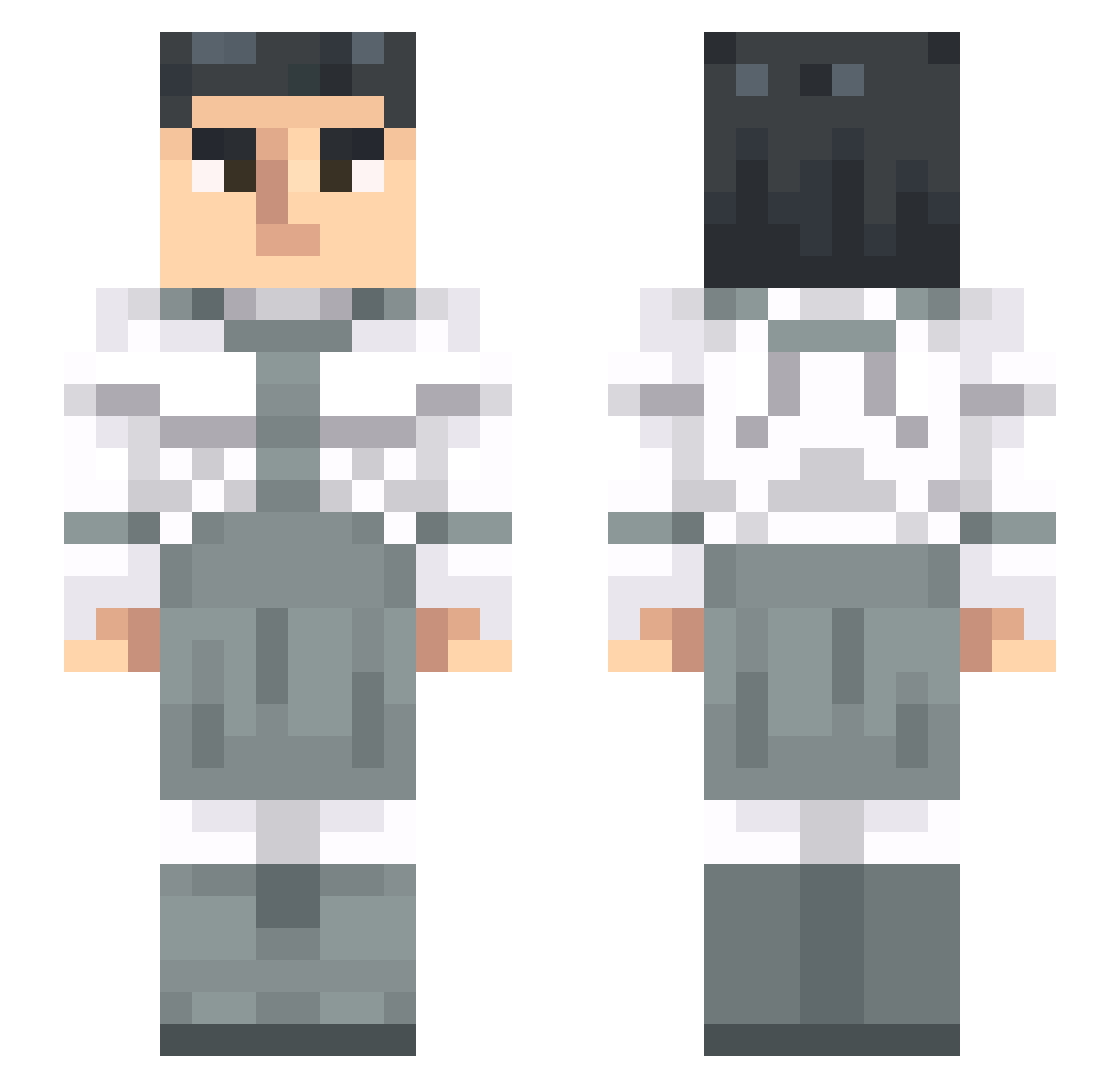 mason7322 Minecraft skin, front and back view