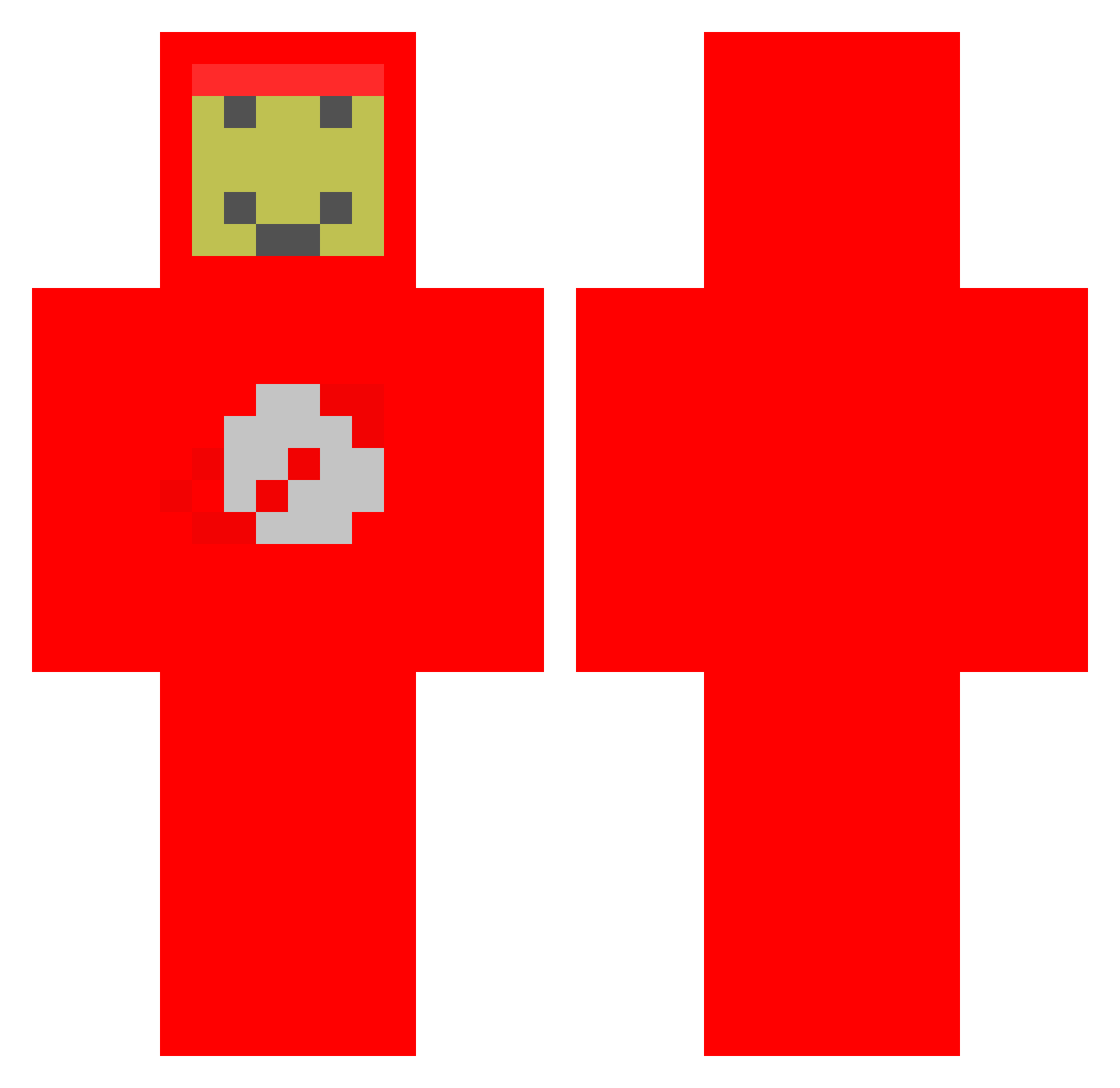 Robbi___ Minecraft skin, front and back view