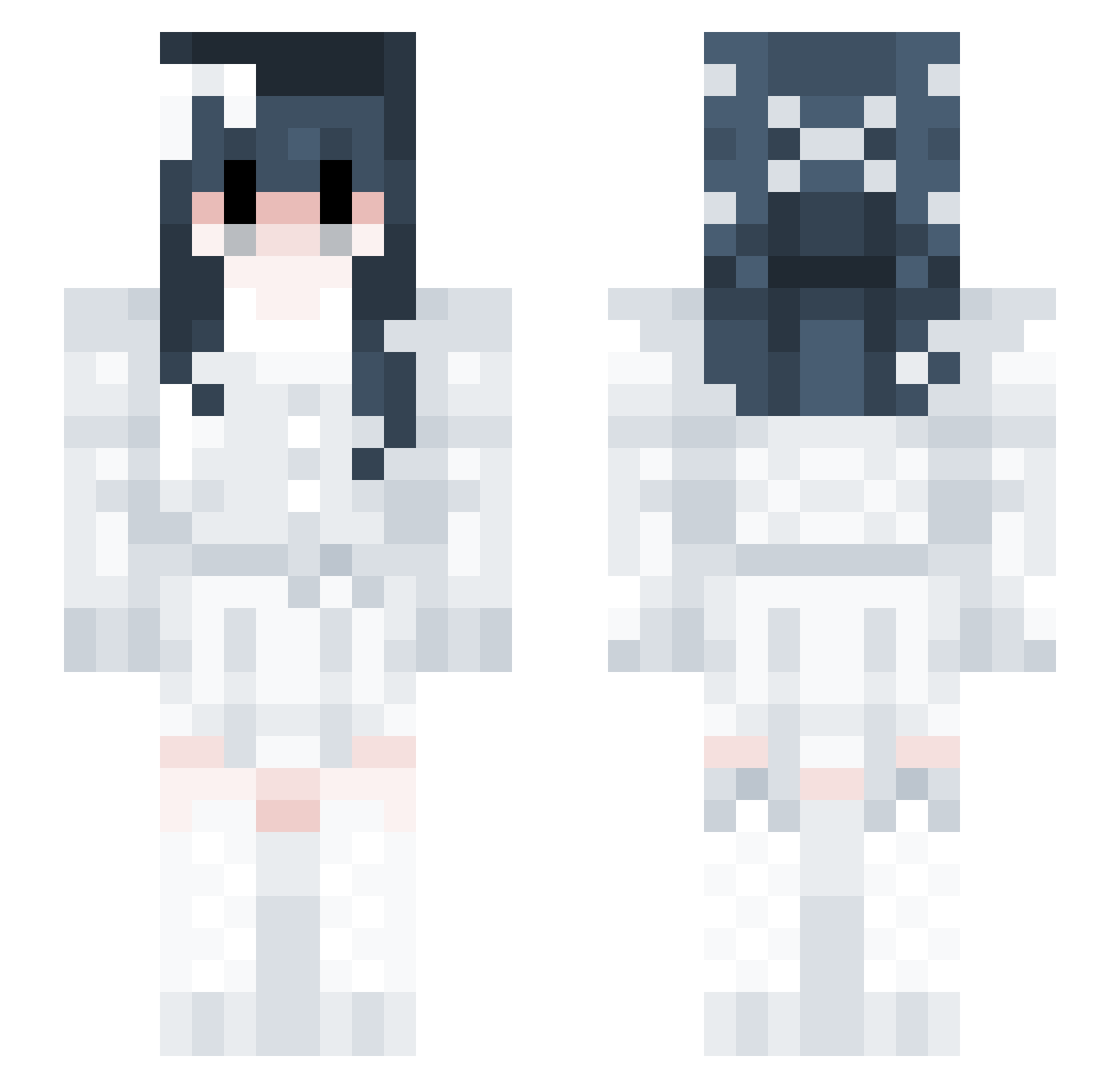 bellie12321 Minecraft skin, front and back view