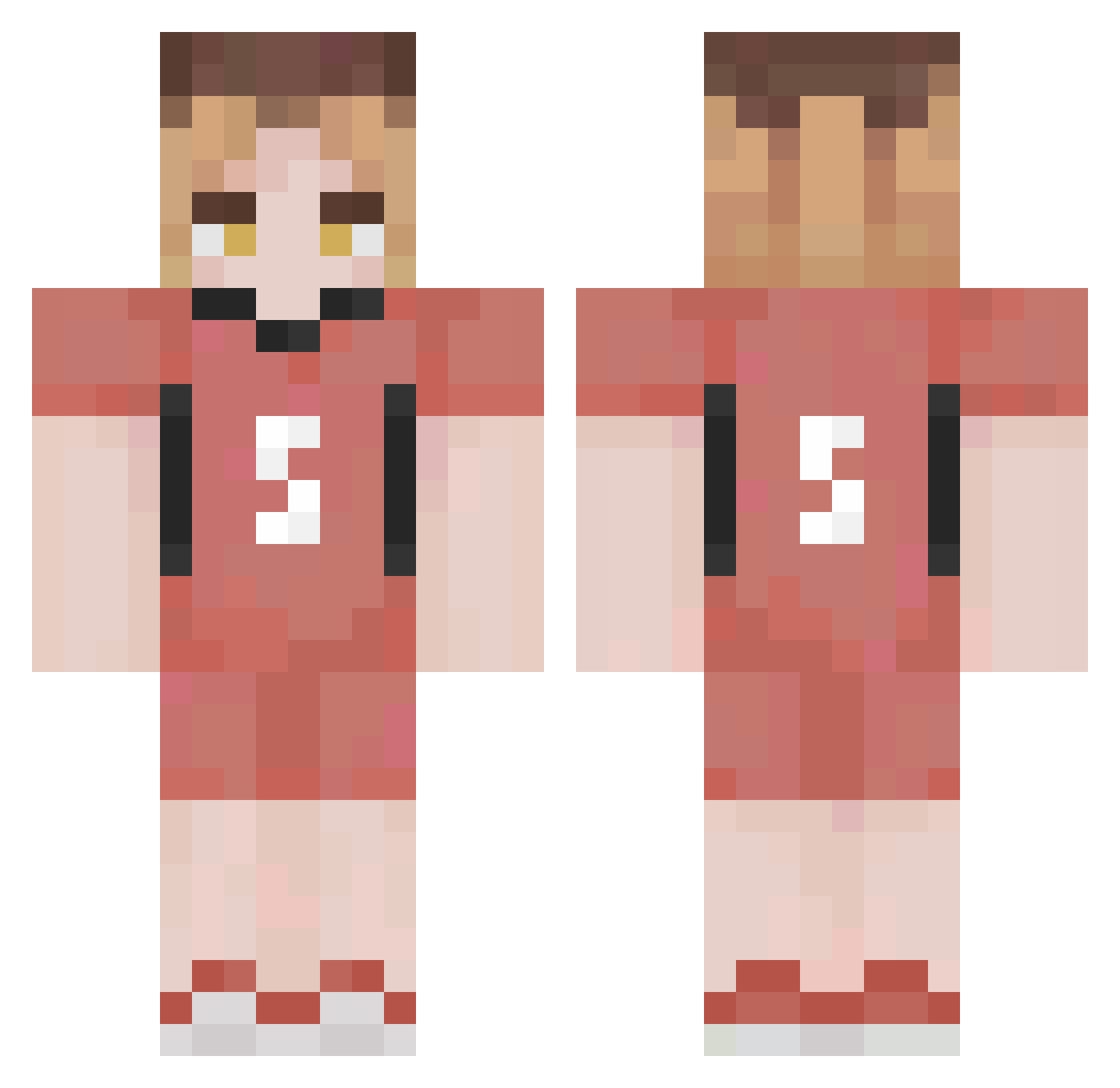 thanhgent Minecraft skin, front and back view