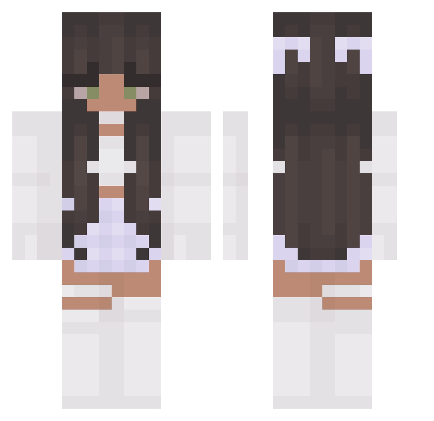 madziks33 Minecraft skin, front and back view