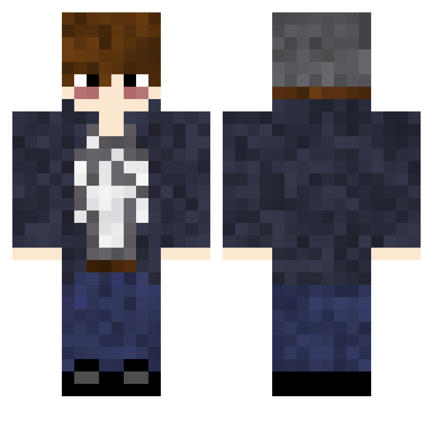vapingwithaCat Minecraft skin, front and back view