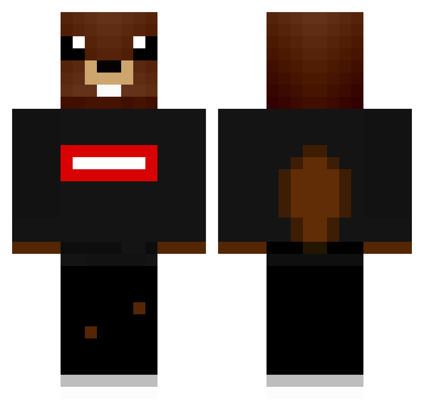 Witix_621 Minecraft skin, front and back view