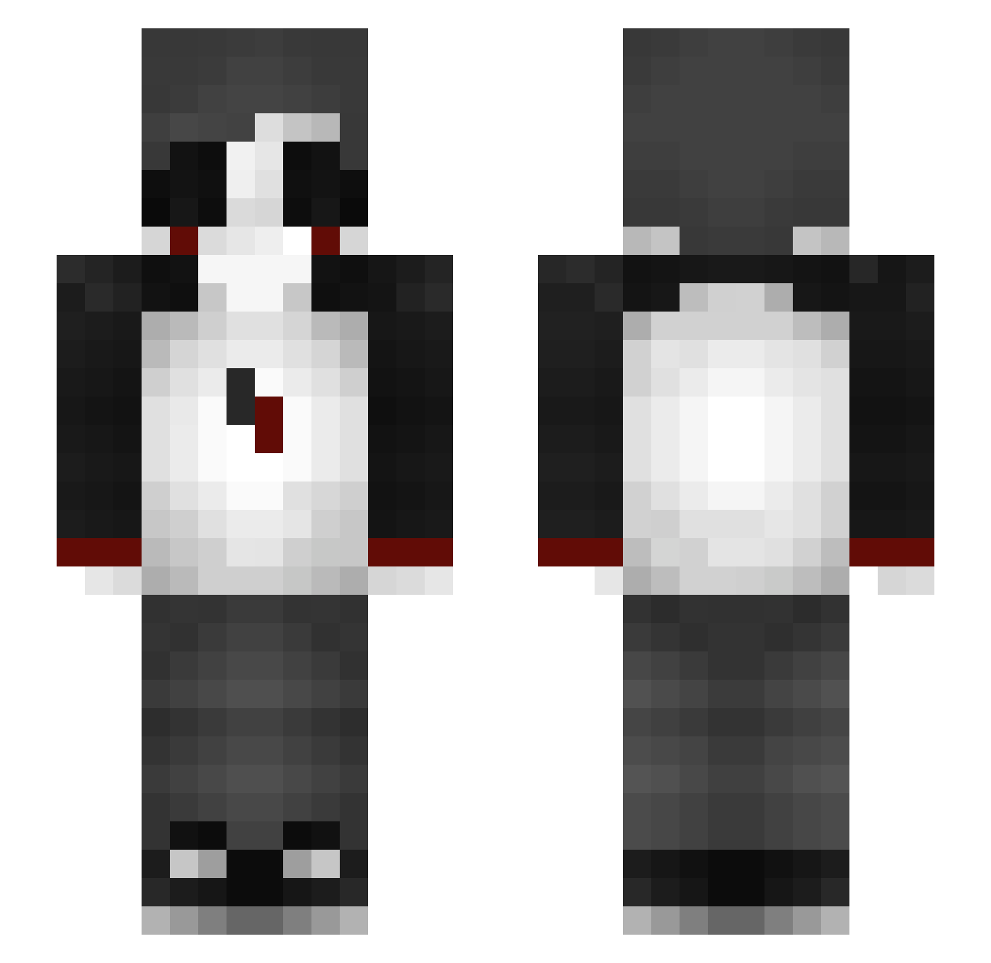 cokfenabisey Minecraft skin, front and back view