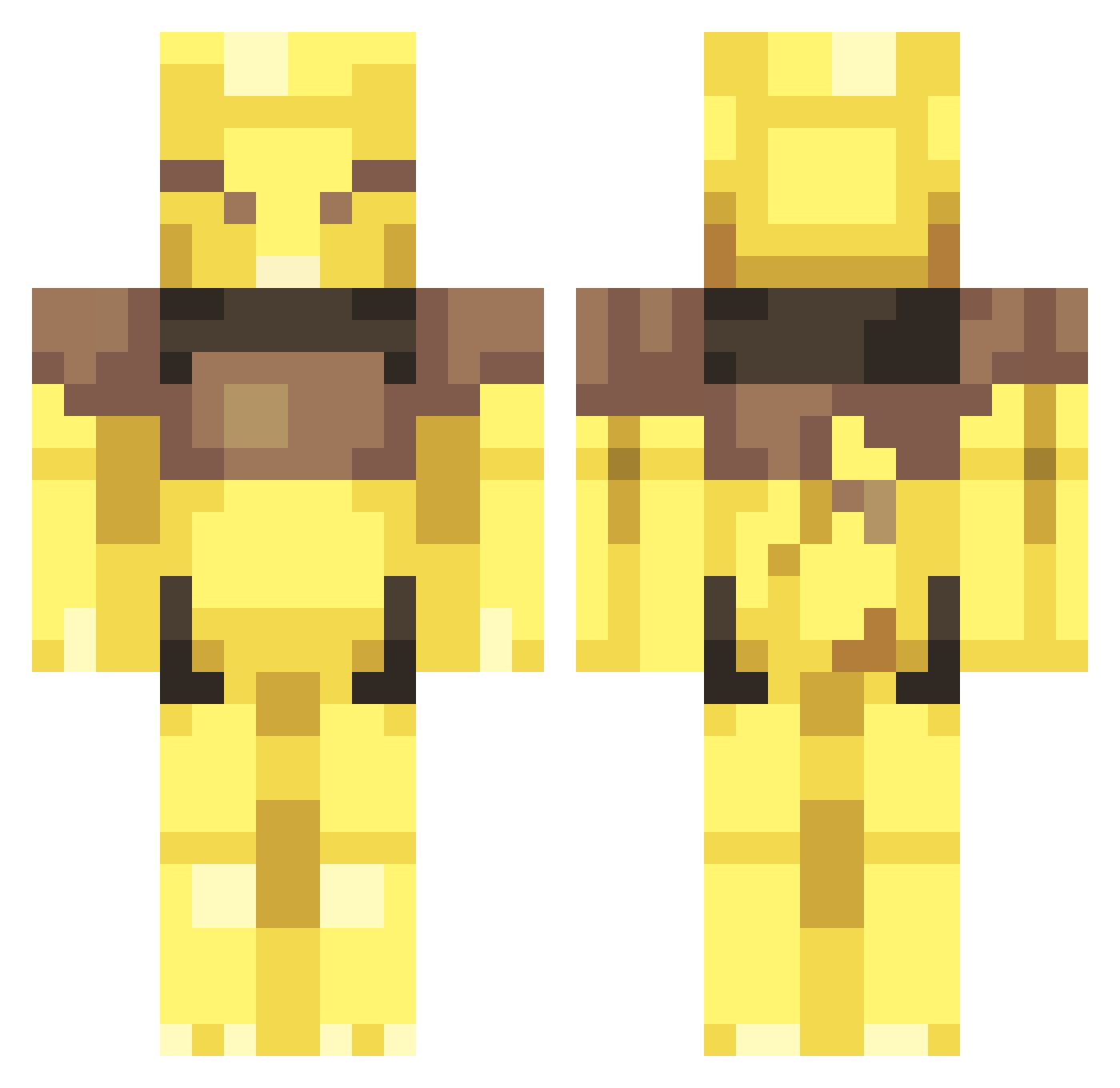 rhincodon_ Minecraft skin, front and back view