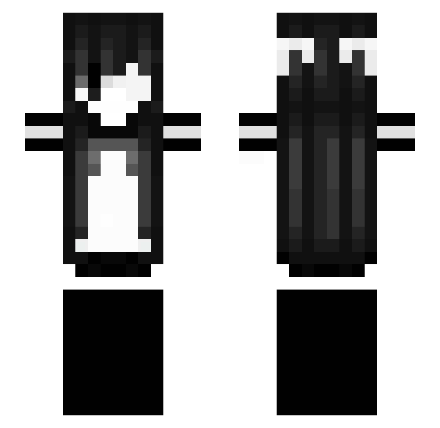 tightfisted Minecraft skin, front and back view