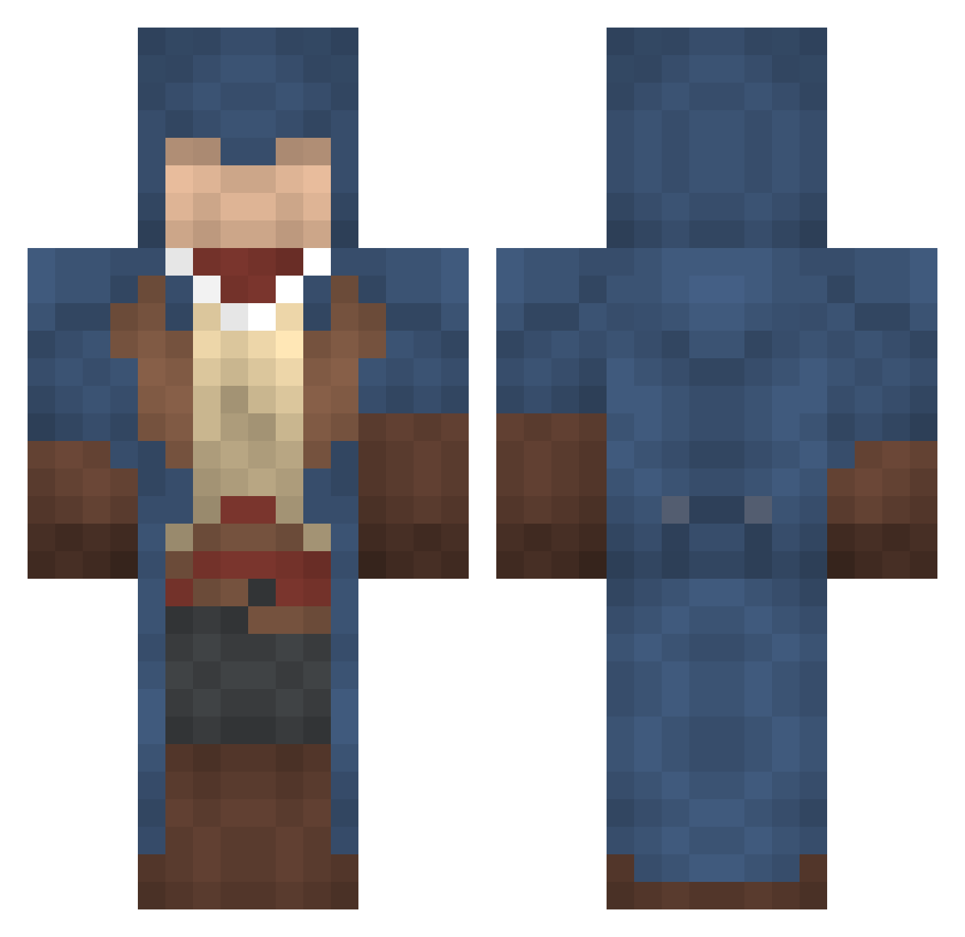 GetnoobIQ - connor kenway Minecraft skin