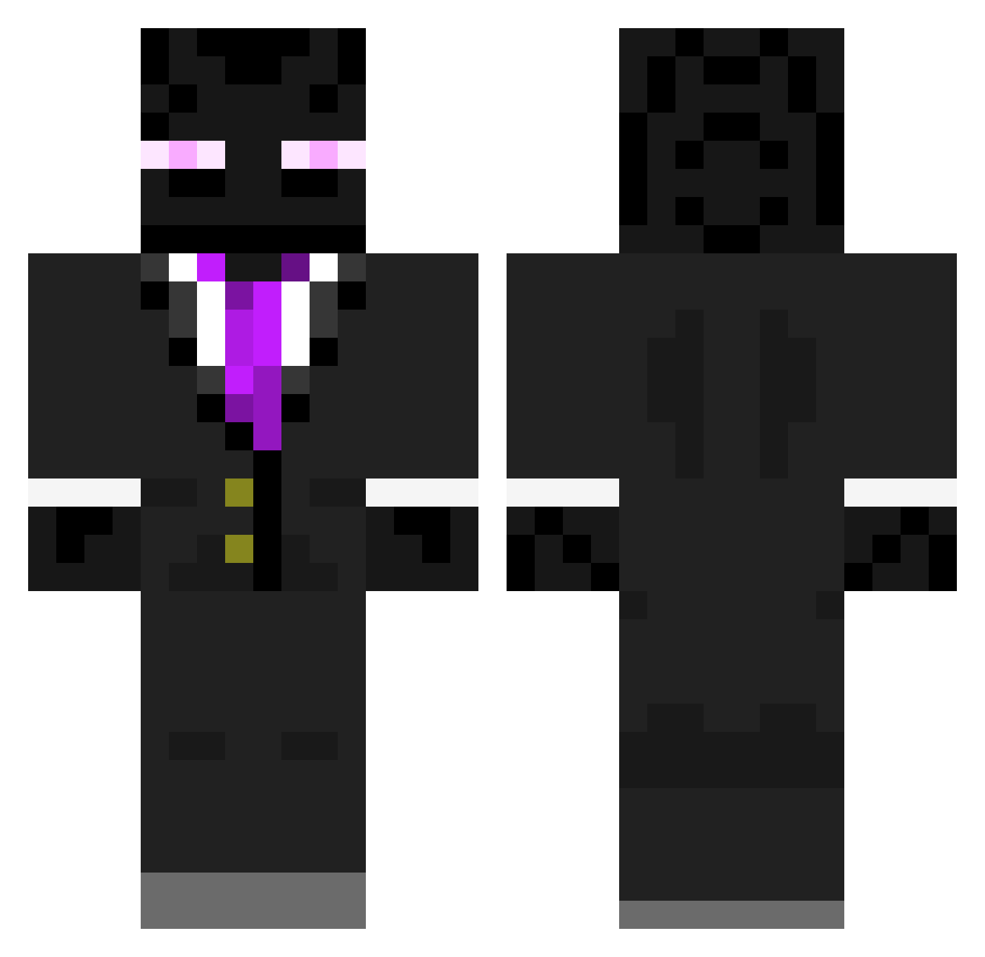 Simple4315 Minecraft skin, front and back view