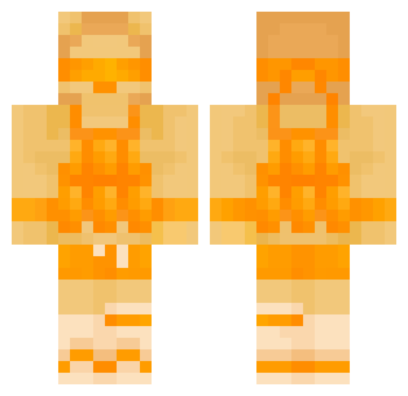 chilldude2023 Minecraft skin, front and back view