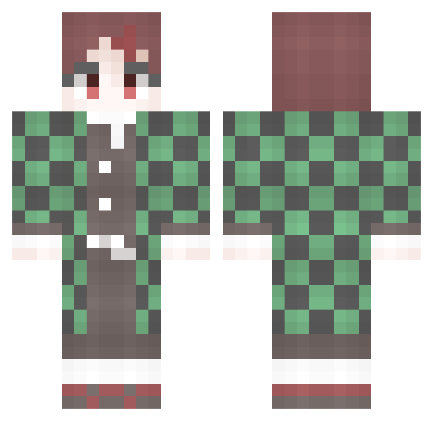 CoffeeRelic7416 Minecraft skin, front and back view