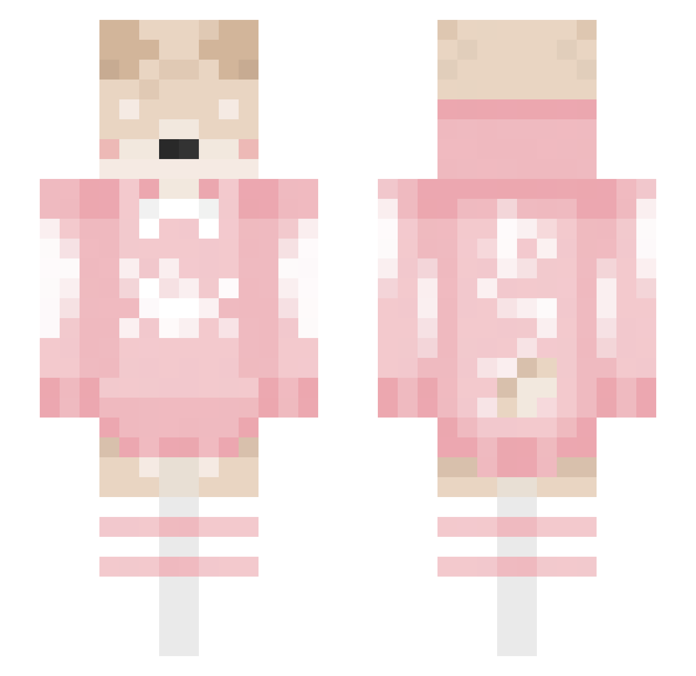 Cofiii_clouwd Minecraft skin, front and back view