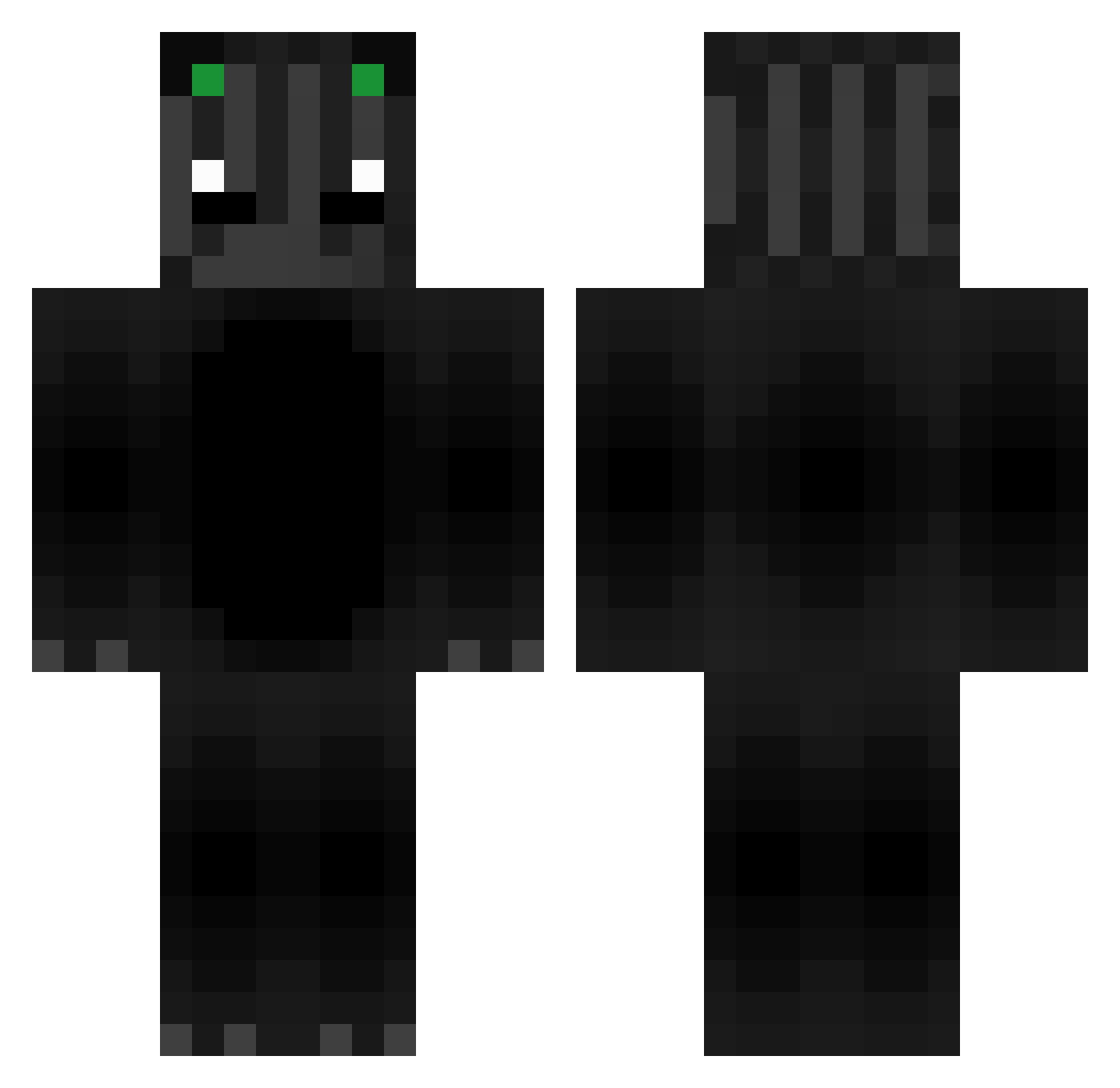 _shyromiz Minecraft skin, front and back view