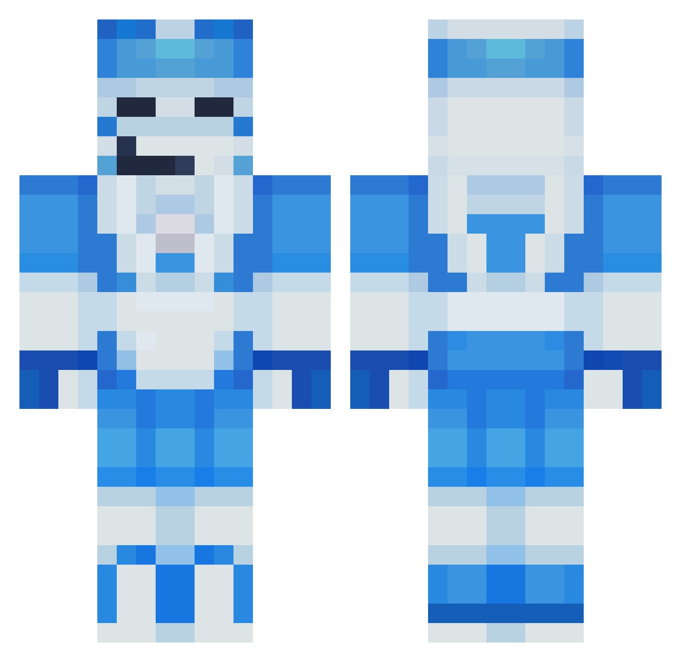 ninn_2 Minecraft skin, front and back view