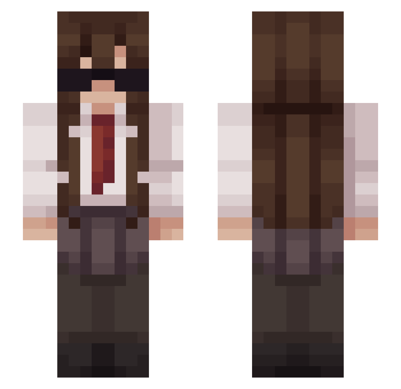 rimtGS52V Minecraft skin, front and back view