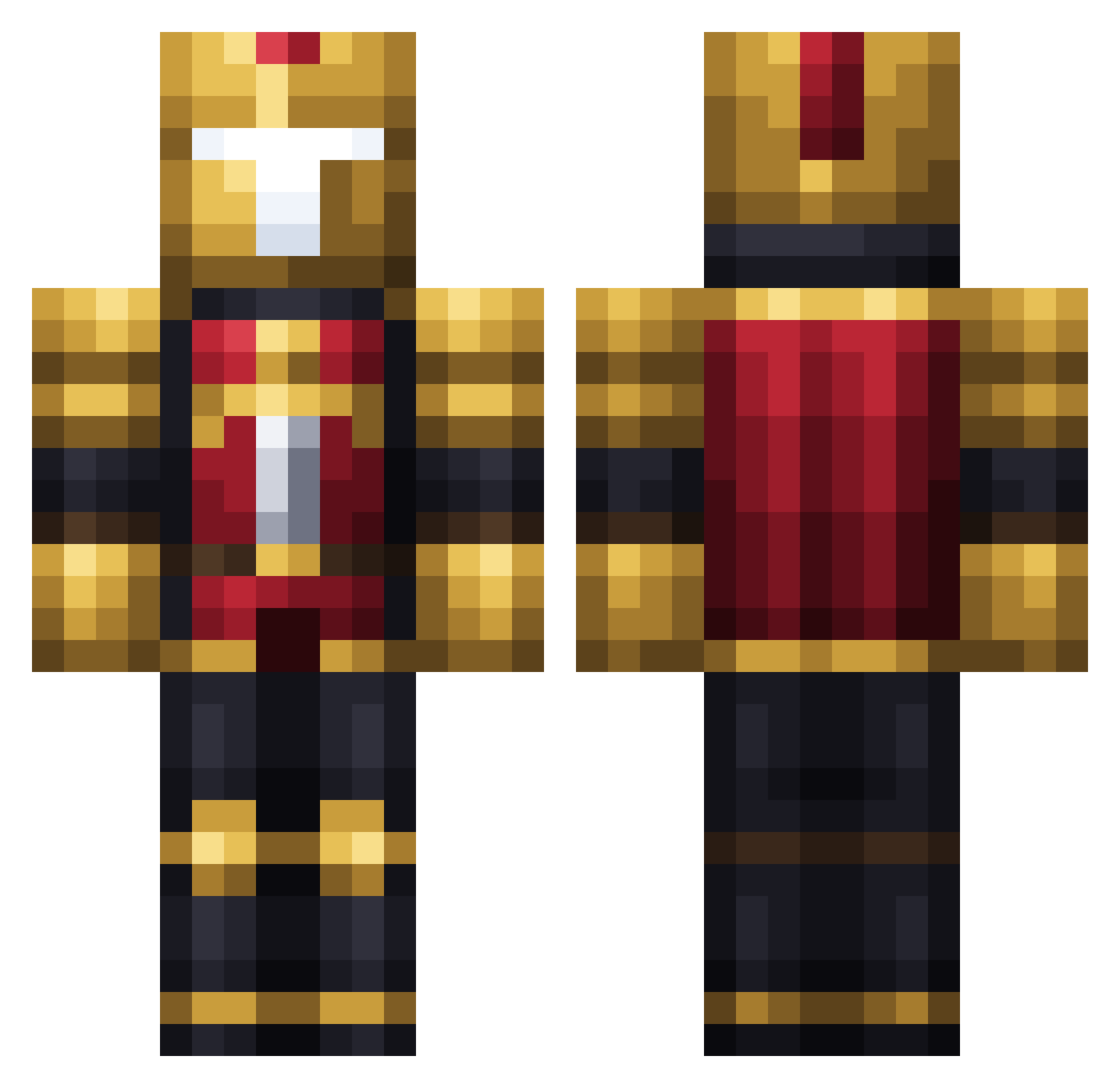 brvh_touch_grass Minecraft skin, front and back view