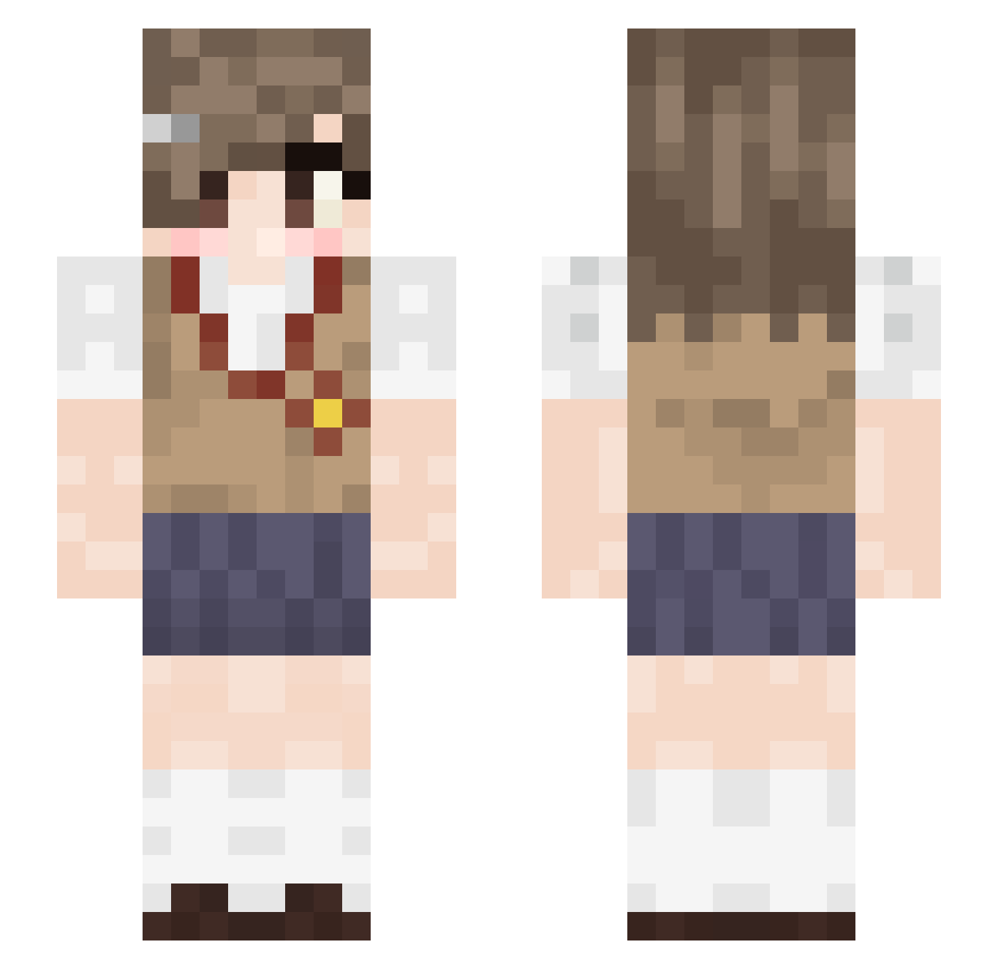 ZeykUwU_ Minecraft skin, front and back view