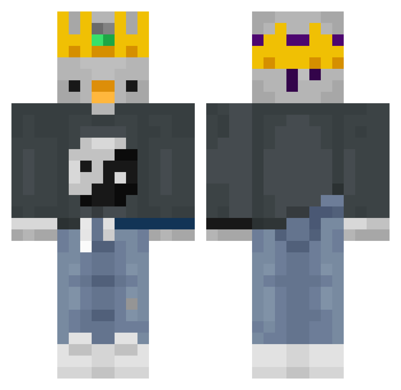 _WindBurst1 Minecraft skin, front and back view
