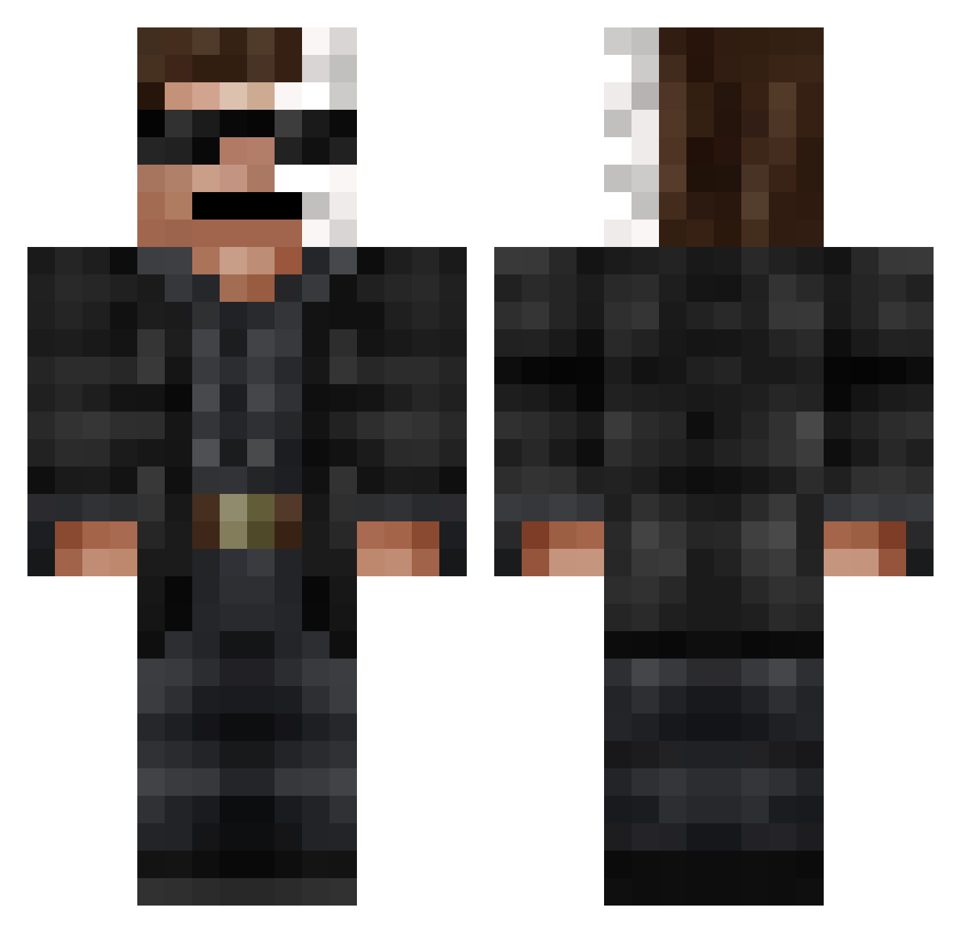 WebleyMKII Minecraft skin, front and back view