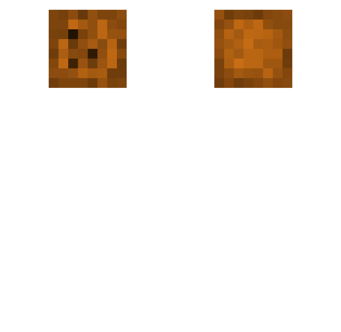 Retiait Minecraft skin, front and back view