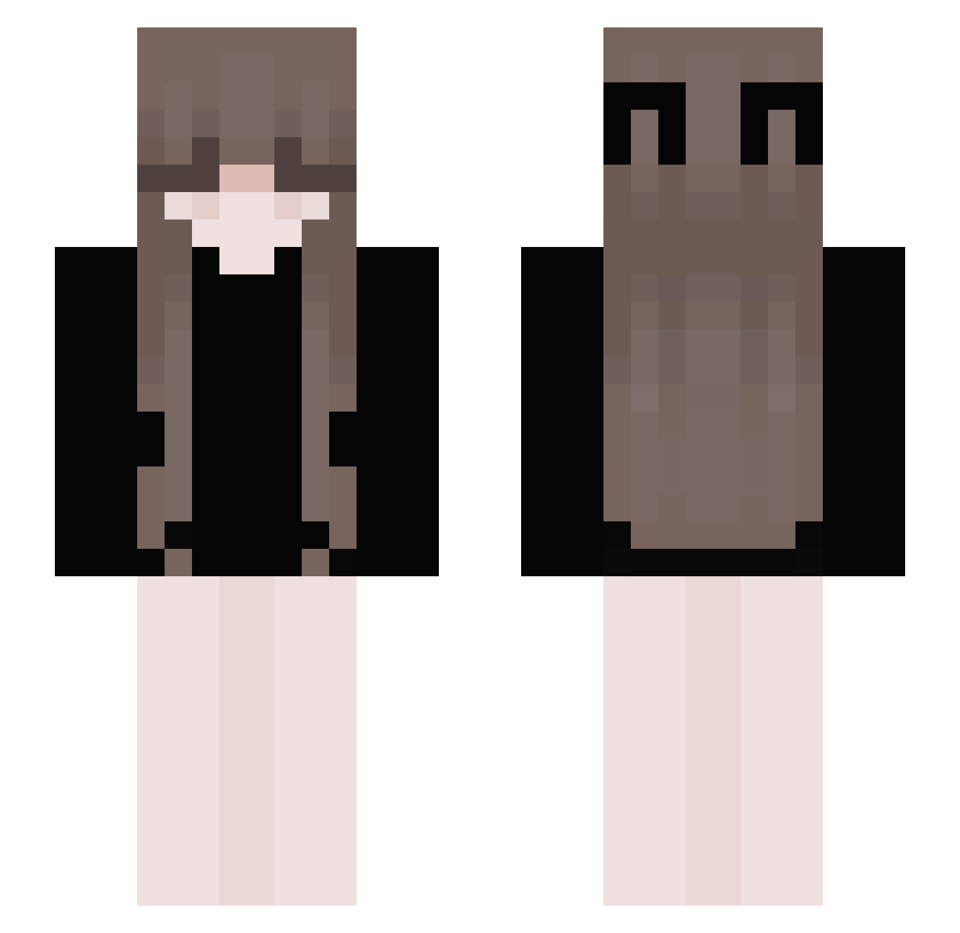 Xiao_mi_OwO Minecraft skin, front and back view