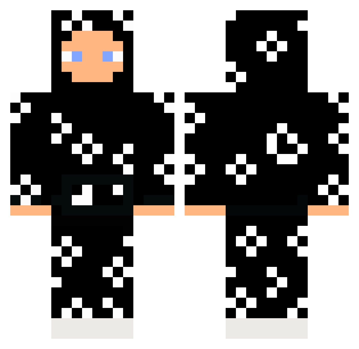 Ignasiakjestem Minecraft skin, front and back view