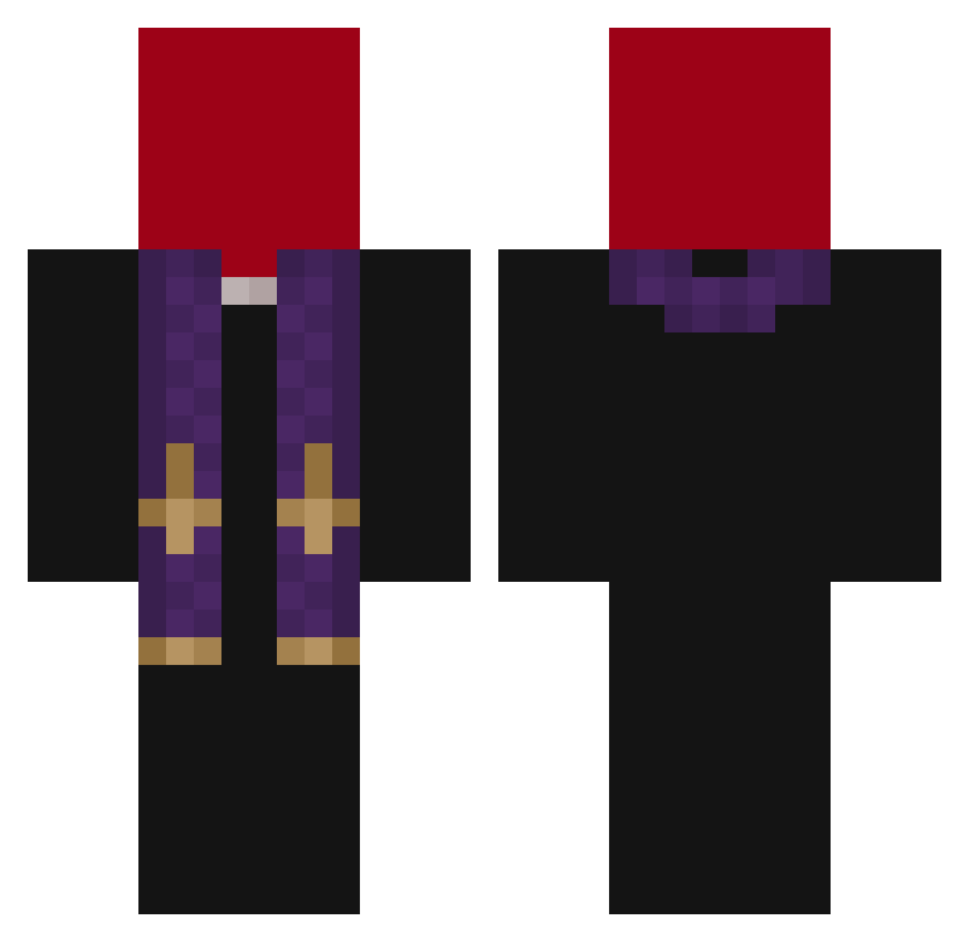 cyberacer2030 Minecraft skin, front and back view