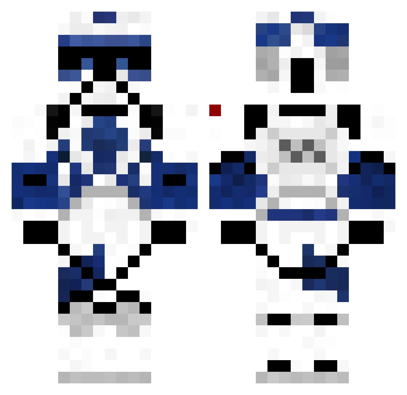 Juice_Demon Minecraft skin, front and back view