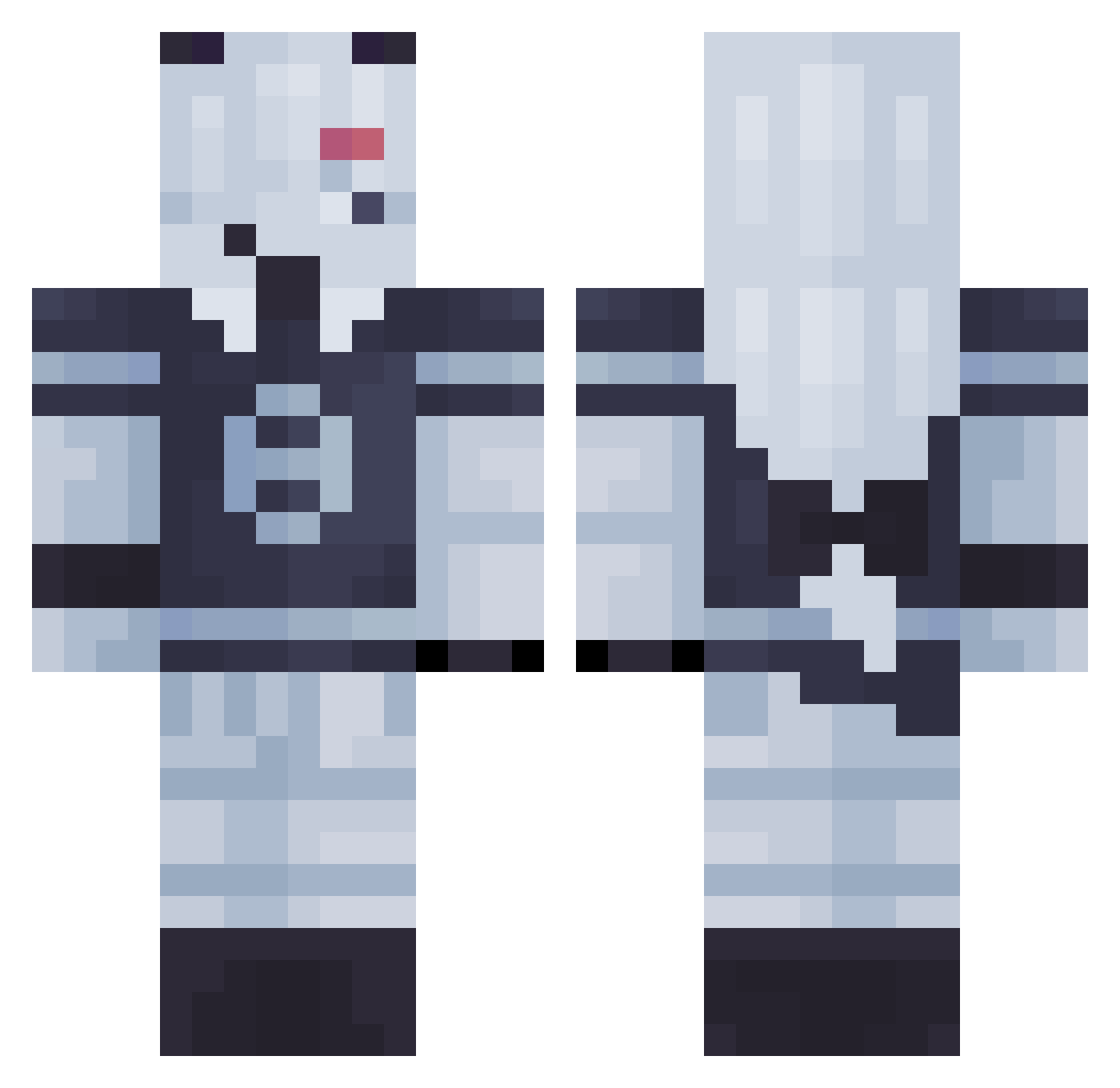 ThatWingman Minecraft skin, front and back view