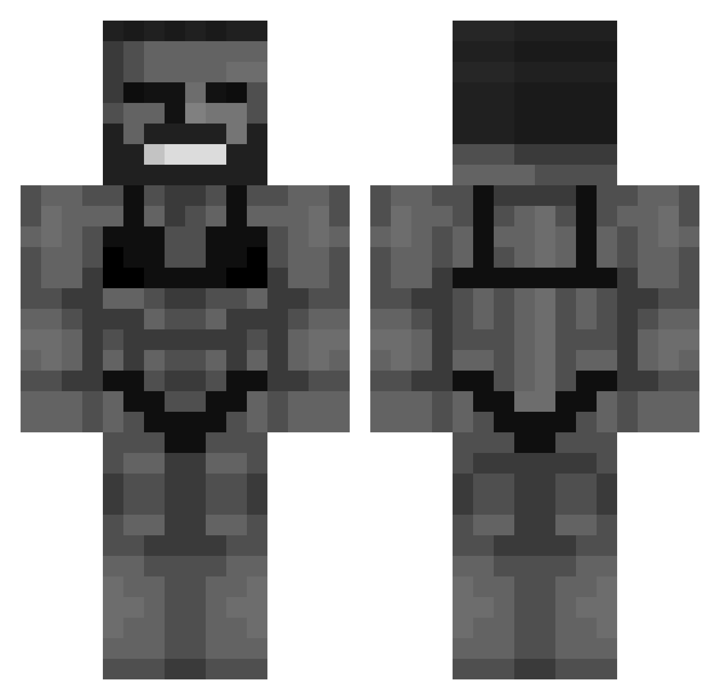 DeltaHawk510 Minecraft skin, front and back view