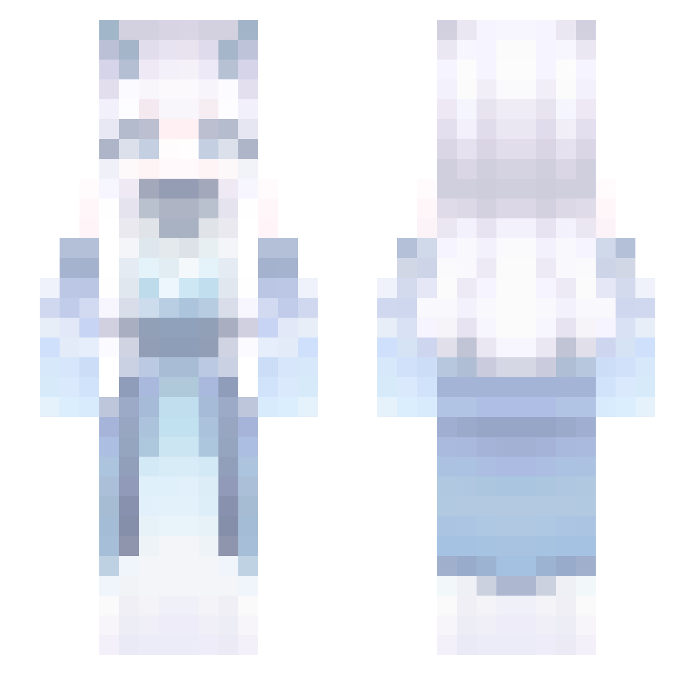 tebinh4 Minecraft skin, front and back view