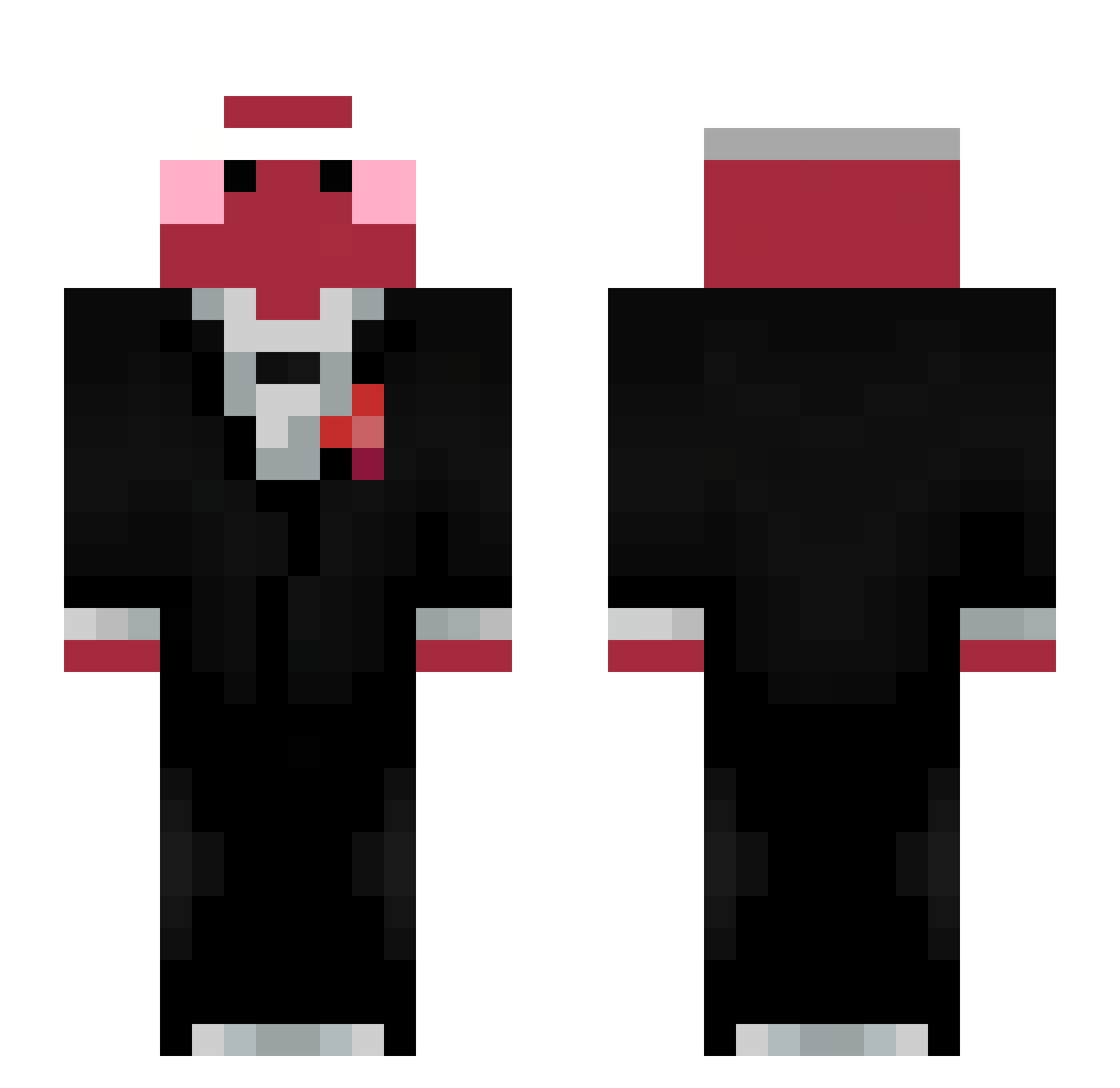 spillyourcoffee Minecraft skin, front and back view