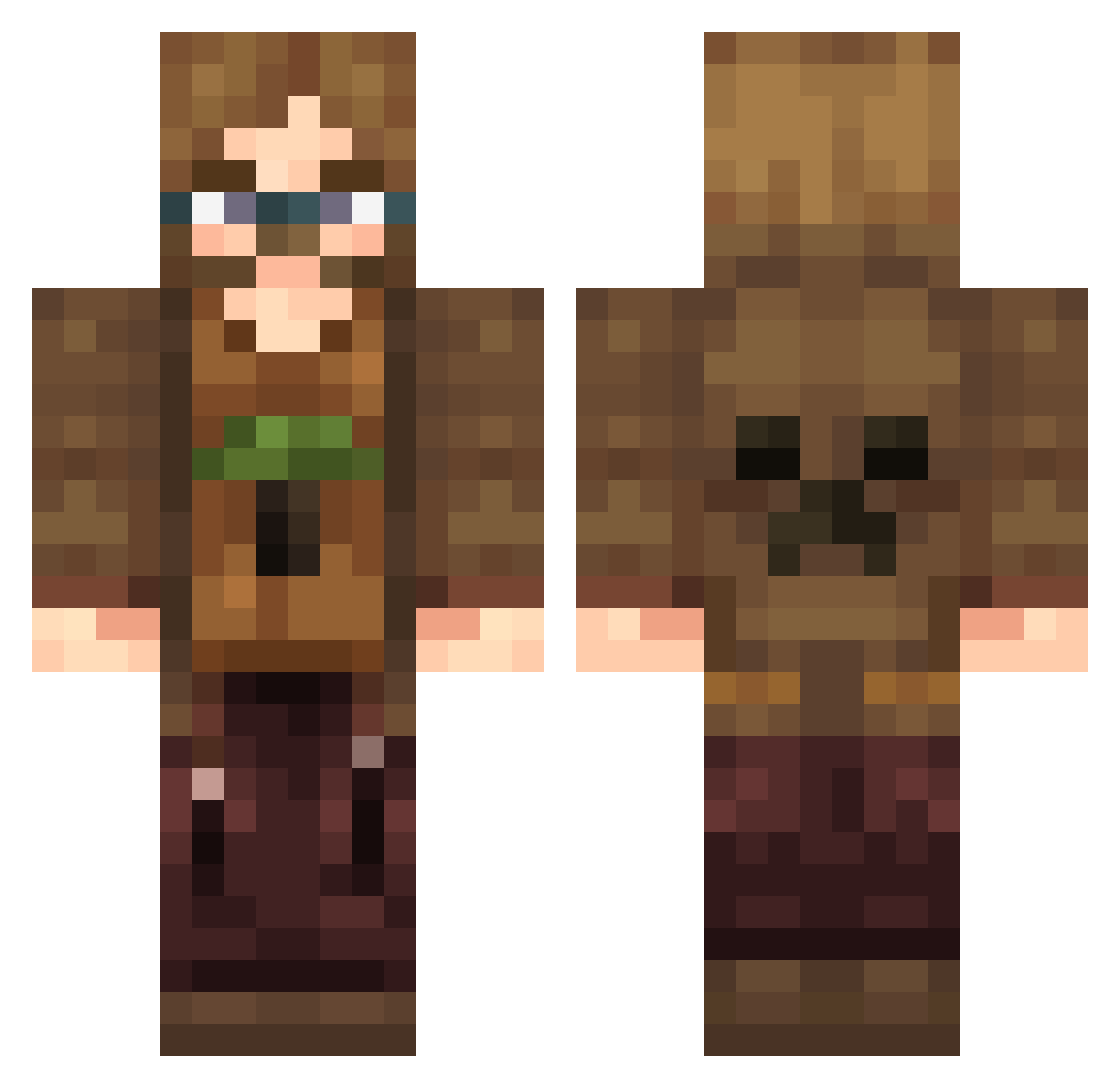 matvey2014 Minecraft skin, front and back view